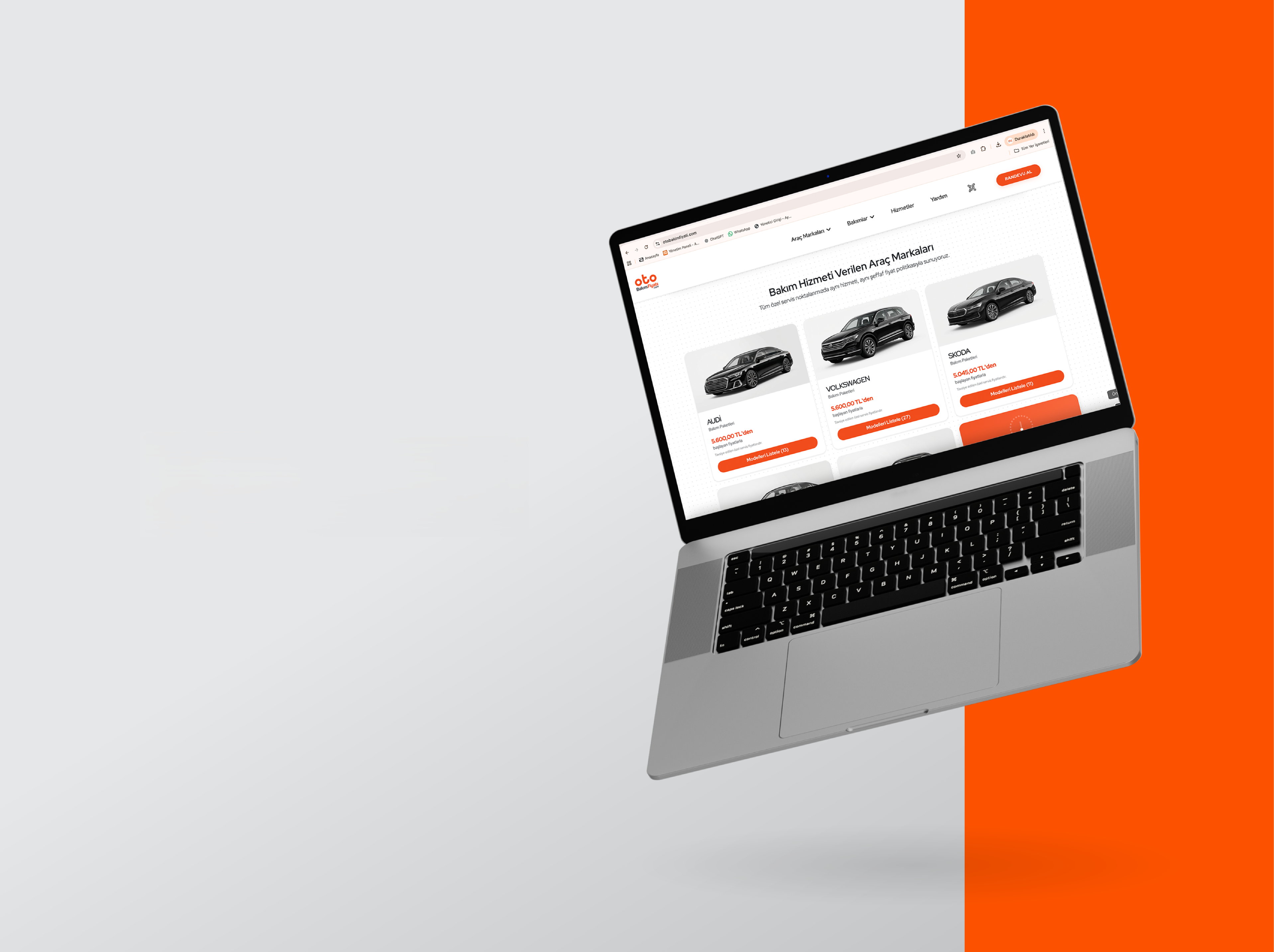 Servise gelmeden bakım fiyatını öğren!